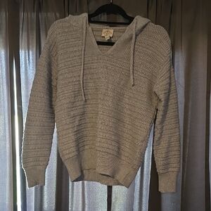 St. John's Bay Light Gray V-Neck Sweater